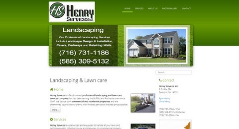 Henry Services Responsive Website Design