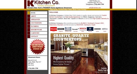 K-Kitchen Website Design