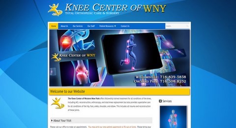 Knee Center Of WNY Responsive Website Design