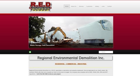 Regional Enviro Demo Responsive Website Design