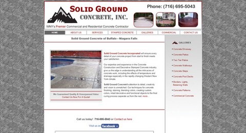 SG Concrete Website Design