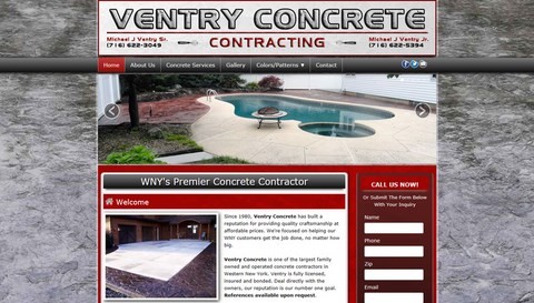 Ventry Concrete Responsive Website